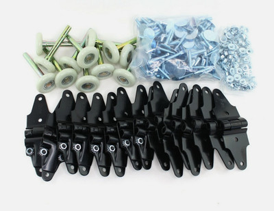 Whiting Style Overhead Truck Door Hinge and Roller Kit - Roll up Door Hardware