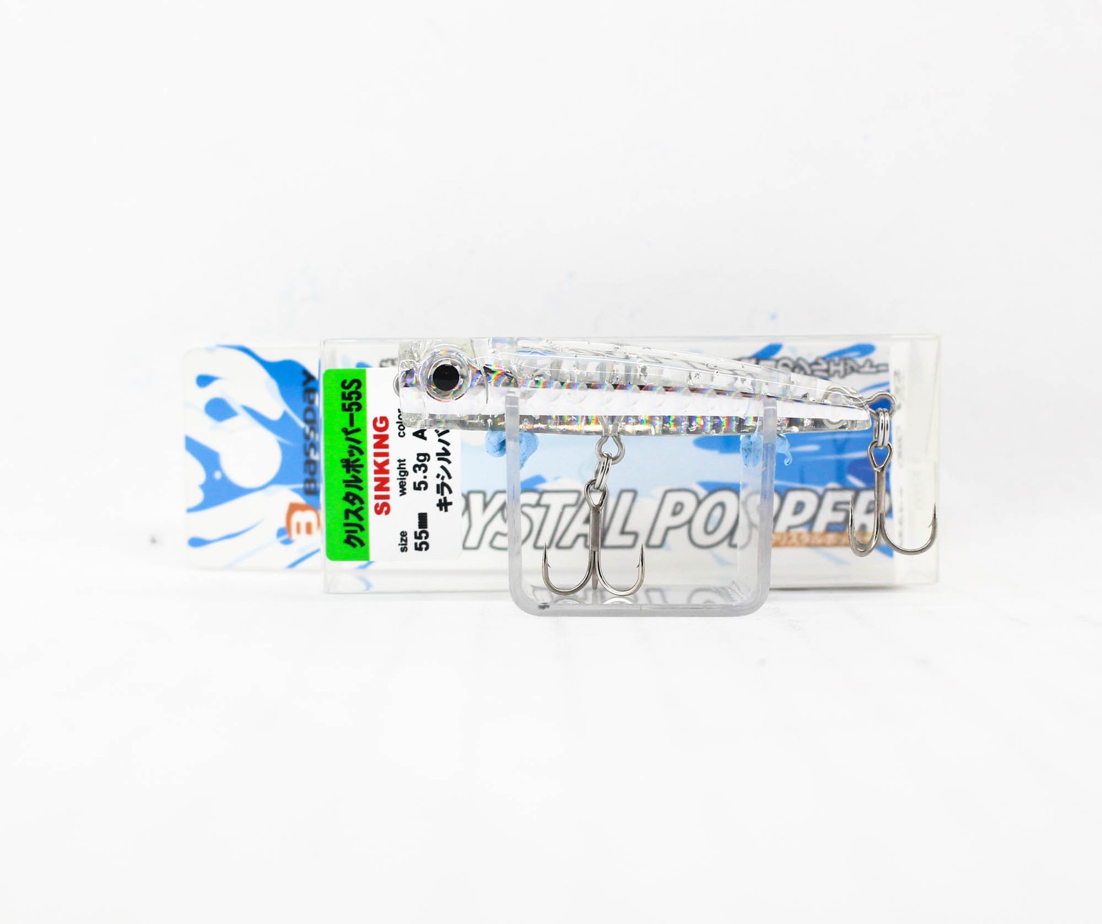 Bassday Crystal Popper 55S Sinking Lure 5.3 grams AL-476 (2308)