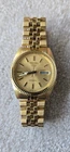 Vintage [w/Box] SEIKO 5 7009-3110 Gold Day Date Automatic Men's Watch