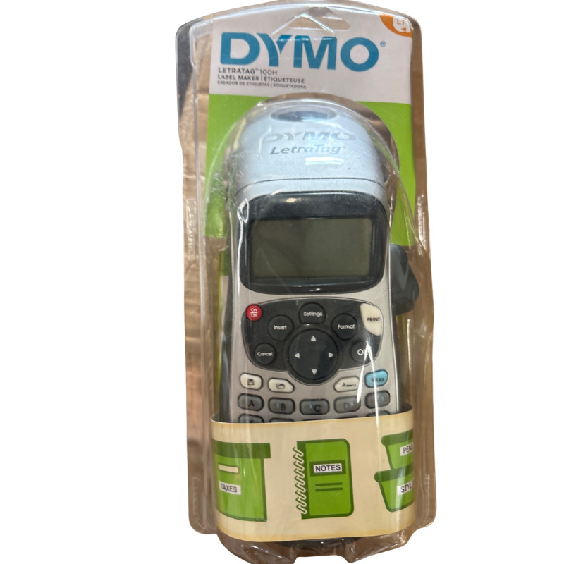 DYMO LetraTag 100H Handheld Label Maker Portable LCD Printer Silver New