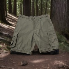Boy Scouts of America Mens 42 Classic Official Uniform Cargo Shorts Olive Green