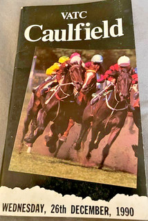 1990 VATC Boxing Day Meeting Racebook DANCERS JOY TEMPERATE KING TANGO MASTER