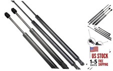 2 Hood 2 Trunk Lift Supports Replacement Struts Gas Springs Shocks Fit for Hood