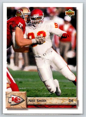 1992 Upper Deck #103 Neil Smith Kansas City Chiefs