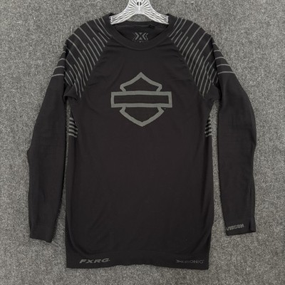 Harley Davidson Base Layer Shirt Men's XL Black FXRG X-Bionic Stretch Biker