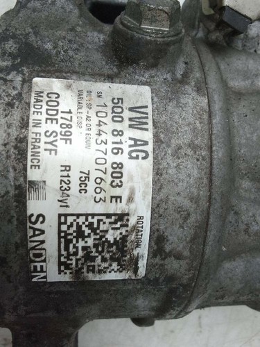 5q0816803f 1656223 klimakompressor VOLKSWAGEN GOLF VII 5G1 BE1 09.2012- 2012