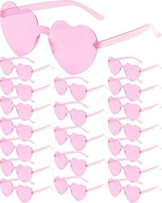 20 Pairs Heart Sunglasses for Women, Valentine's Day Party Favor Heart Shaped...