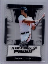Daniel Cuvet 2025 Leaf Metal 1/1 Pre Production Proof