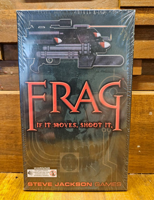 Steve Jackson Games Frag Board Game If It Moves Shoot It 2001 SJG 3004 2+ 12+
