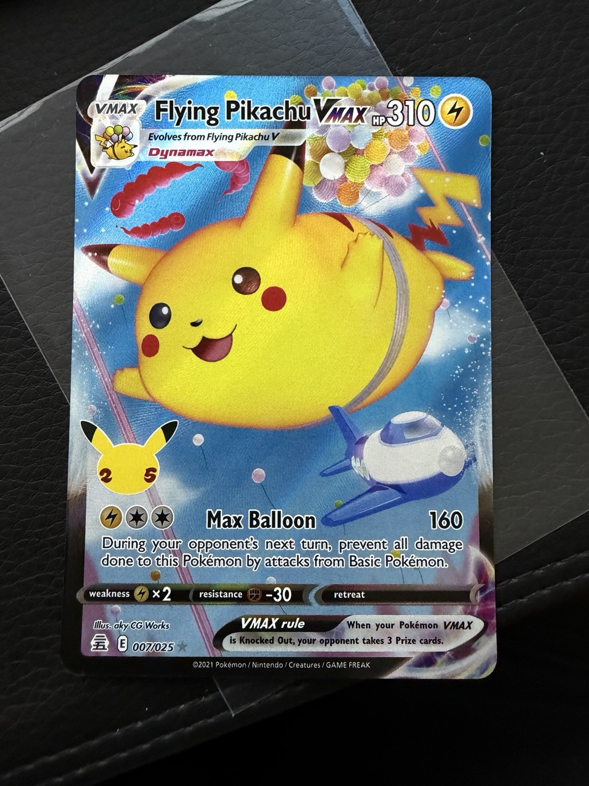 Flying Pikachu VMAX Celebrations - Pokemon NM 007/025 007/025