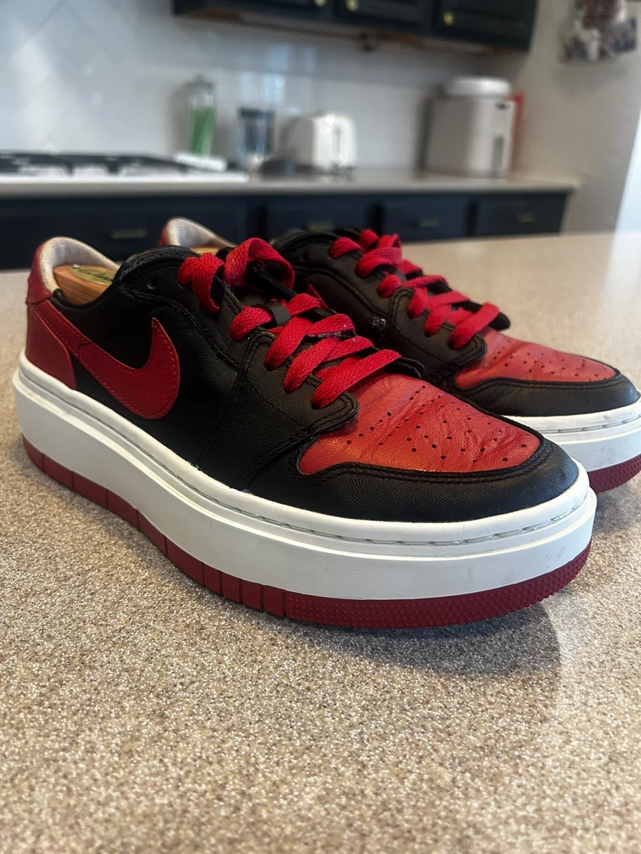 Las mejores ofertas en Jordan 1 Low Gym Red Black W | eBay