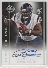 2014 Panini Limited Limited INK Silver 30/35 Louis Nix III #LI-LN Auto 9b4