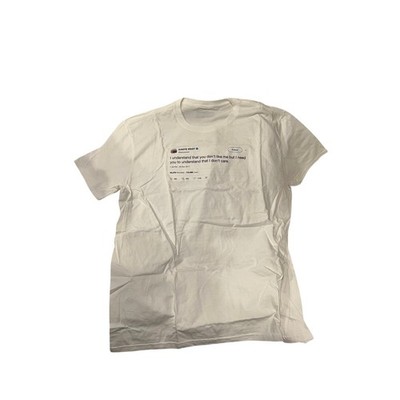 Tee Tweets Kanye Dont Like Me I Dont Care TShirt Mens Large