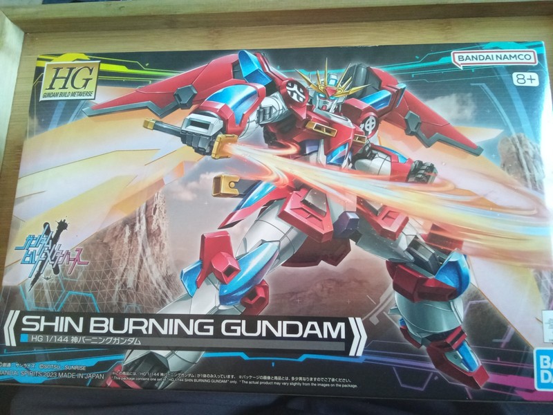 Bandai Namco Gunpla Shin Burning Gundam HG Model Kit 1:144 65712 *NEW*