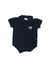Two Feet Ahead Boys Blue Short Sleeve Bodysuit Newborn