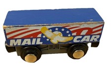 Toys R Us Wooden Train Mail Car - Works With Thomas Friends Magnetic Sets