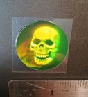 Vintage Stickers 3D Holographic Skull Halloween Sticker Polaroid VERY RARE HTF — photo 8