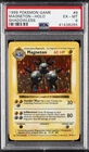 1999 POKEMON BASE SET SHADOWLESS #9 MAGNETON-HOLO PSA 6