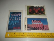 DEVO BI-RITE ENTERPRISES UNUSED MINI POSTER LOT O 3 1980-82 HIT PARADE