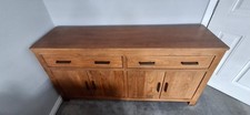 Next solid oak furniture sideboard, TV stand & lamp table - furniture package.