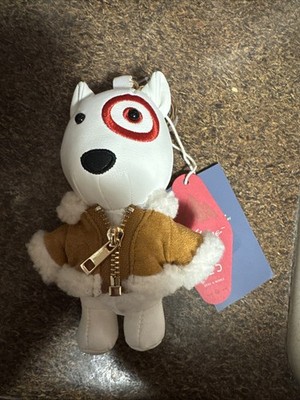 TARGET COZY BULLSEYE DOG BAG CHARM UNIVERSAL THREAD--NEW/HARD TO FIND!!