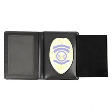 JSHYGOUP Law Enforcement Badge Holder Wallet, Eagle Shape Badge Holder, Hidden