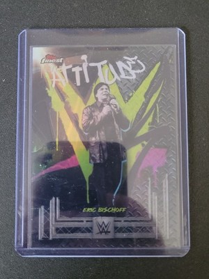 Topps Finest WWE 2025 Eric Bischoff #217 Rare Base Black Refractor /15