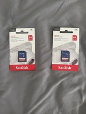 NEW - Sandisk ImageMate 64GB Micro SD Card microSDXC - Lot of 2 - Free ShipN 
