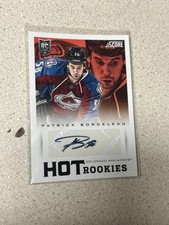 2013-14 Score - Hot Rookies Patrick Bordeleau #620 Signatures (AU, RC)