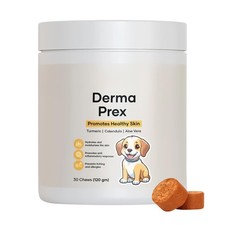 DermaPrex Dog Allergy Chews, Dog Itching Skin Relief, Seasonal Allergy Support