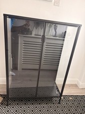 IKEA Rudsta Wide Display Cabinet – Black