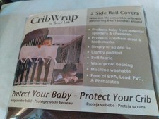 TREND LAB CRIB WRAP 2 SIDE RAIL COVERS