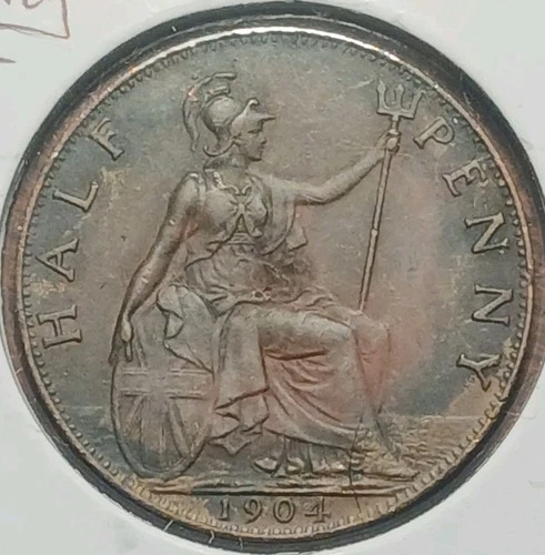 1904 Edward VII Half Penny — photo from the most recent tracked eBay sale