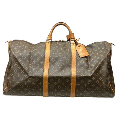 Louis Vuitton Keepall 60 Boston Bag Monogram Toal Fabric M41422 r0_0528