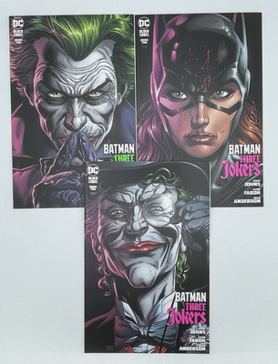 BATMAN THREE JOKERS 2 B D CVR JASON FABOK Variant DC COMICS 2020 VF/NM Lot of 3