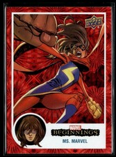 2022 Upper Deck Marvel Beginnings Red Supernova #169 Ms. Marvel