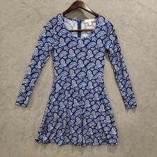 Michael Kors Midi Dress Women's Size XSmall Paisley Stretch Fit and Flare Flowy