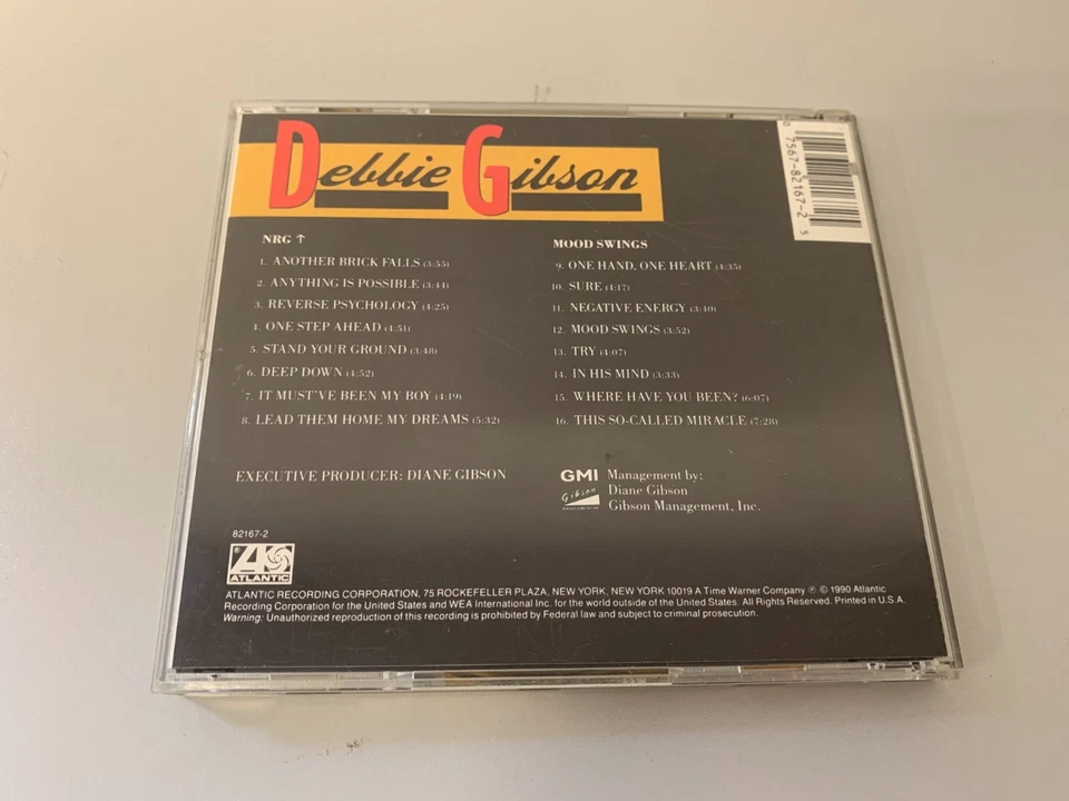 Debbie Gibson – Anything Is Possible -made in USA- CD Album © 1990 - Bild 4 von 4