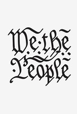 We The People Vinyl Decal Sticker Free Shippinh