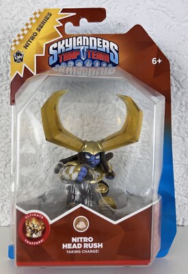 Nitro Head Rush Skylanders Trap Team Master Figur - Earth / Erde Element Neu OVP