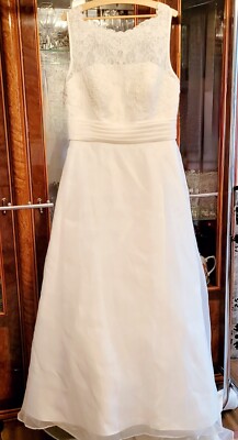 Brautkleid, Hochzeitskleid mit Reifen. Gr 36/ 18 Kurzgröße.