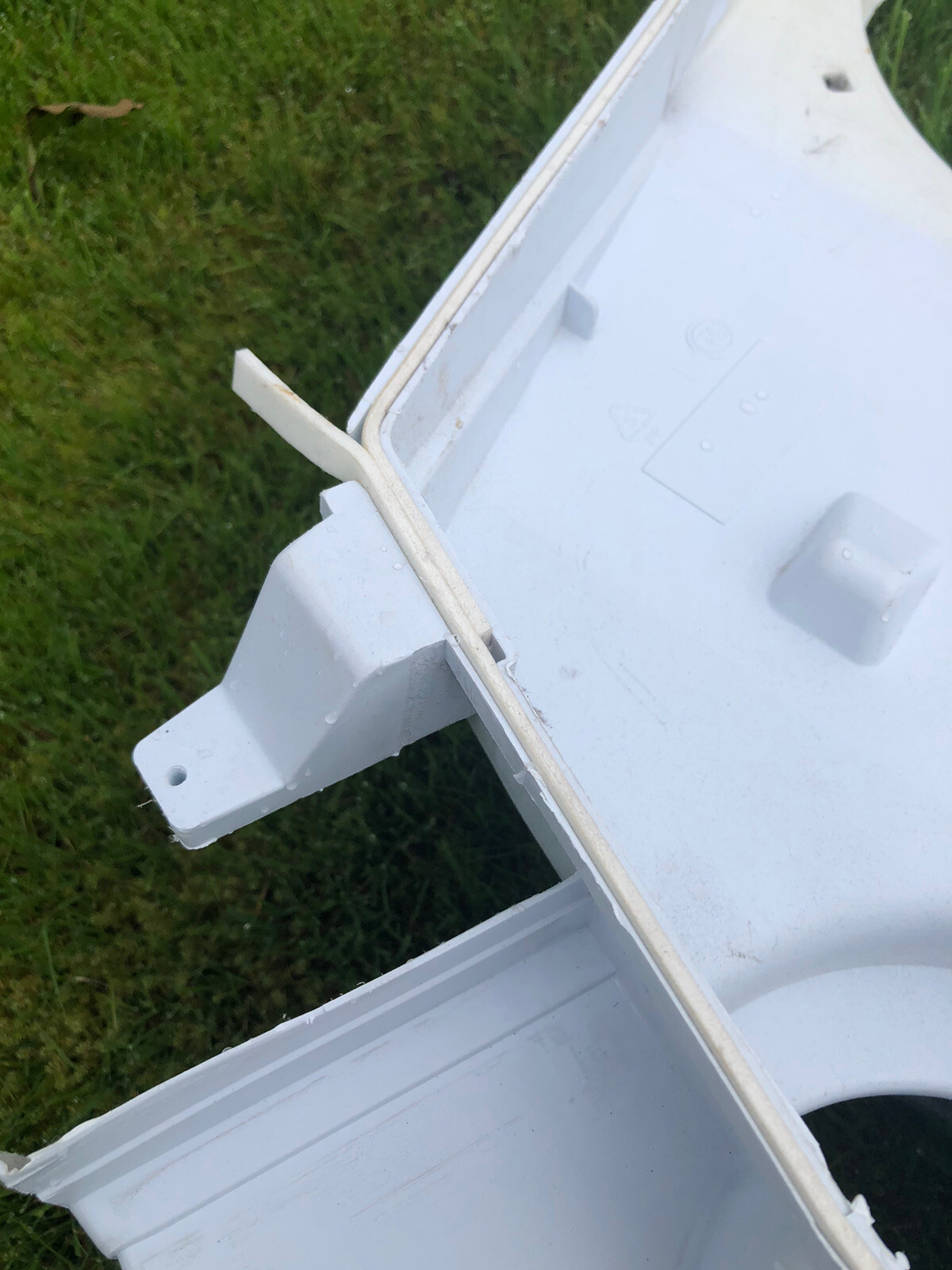 White knight Gas Tumble Dryer Vent Pipe Banjo internal. Eco43a eBay