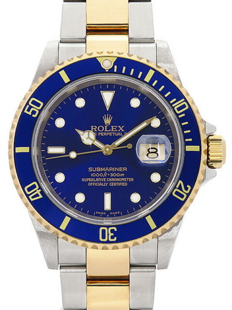 Rolex Submariner Blue Men's Watch 