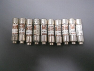 Nice Lot Littelfuse KLKR 1 1/2 Amp Fuses KTK R 1 1/2 Class CC Fast Acting 600V