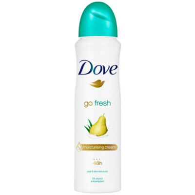 DOVE DEO SPRAY 150ML REJUVENATE W/ PEAR & ALOE