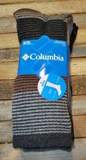Columbia Uomo Calzini Cotton Crew | Confezione Da 3 Paia | Colore Blu Navy | Supporto Arco E Caviglia | Taglia 10-13 (Scarpe 6-12)