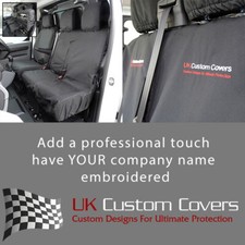 Citroen Dispatch 2016 Onwards Tailored Front Seat Covers Inc Embroidery 294 Bem