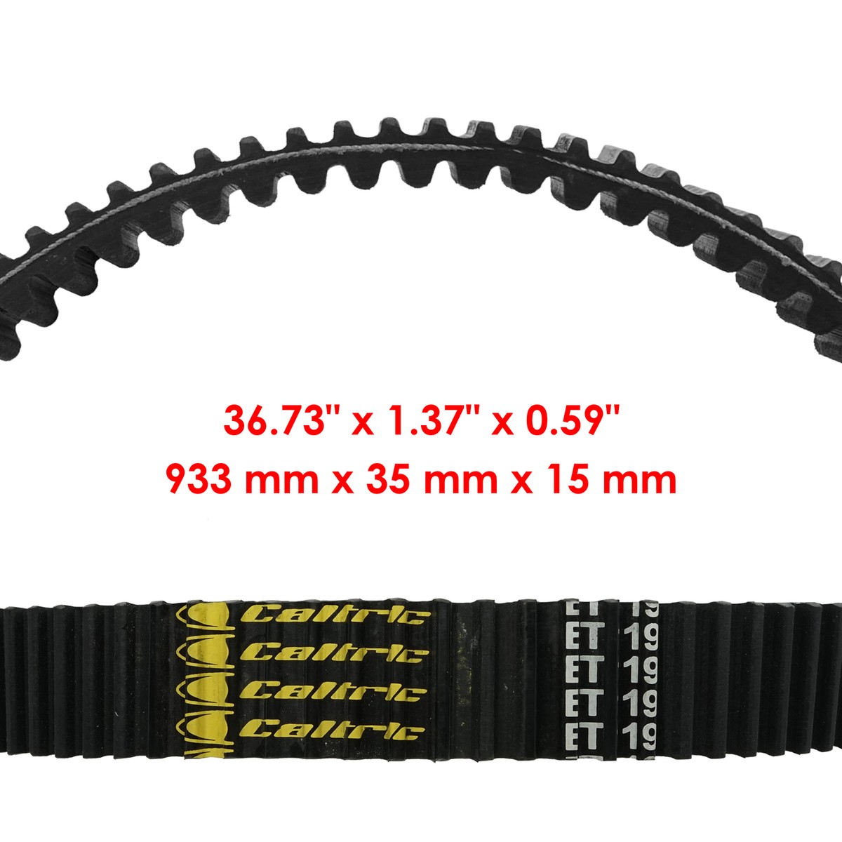 Caltric Drive Belt For Arctic Cat 500 Auto 4X4 2000-2002 0823-013