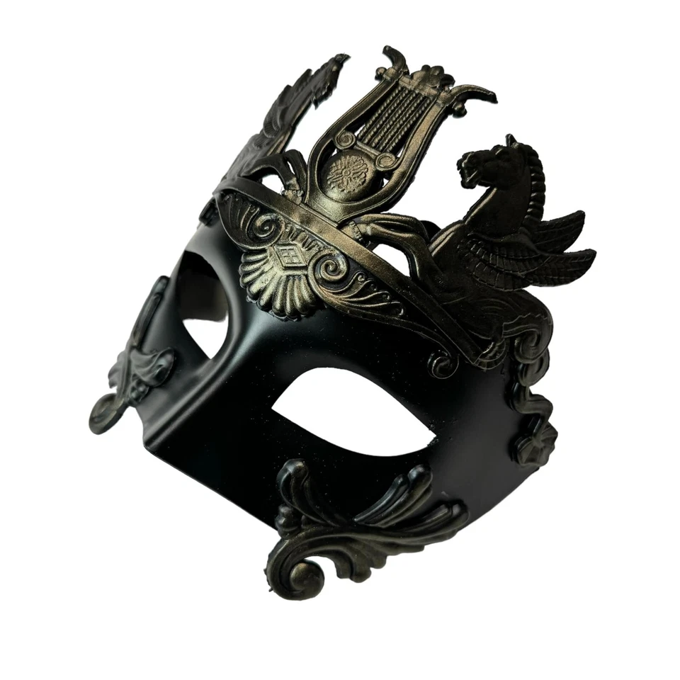 ГЕРКУЛЕС воин греческий стиль мужчин маскарад маска вечеринки маска специальный золото - Изображение 4 из 4