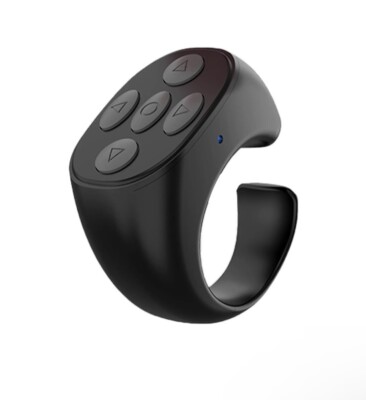 JX-05 Bluetooth Remote Control Smart Ring Controller Wireless Page Turner Tiktok